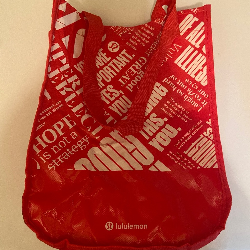 Lululemon Resuable Bag